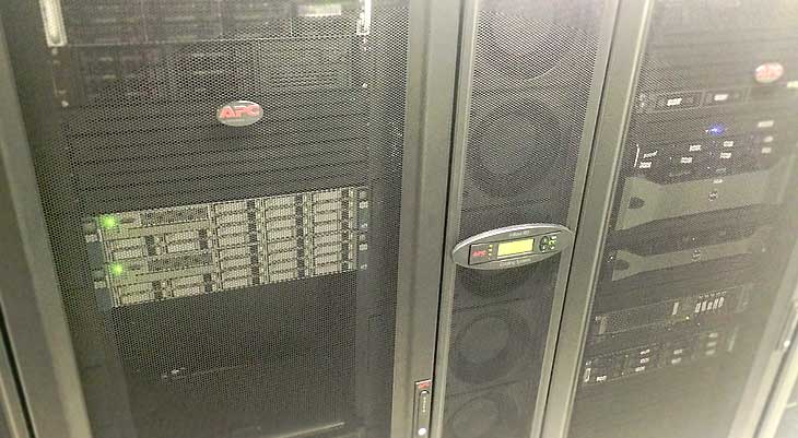 Image of computer server