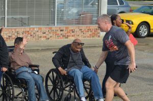 Officer Speaking to Attendees